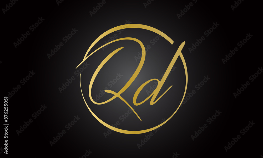 Initial letter QD logo design with creative modern business typography vector template. Creative isolated QD letter logo design Initial letter QD logo design with creative modern business typography vector template. Creative isolated QD letter logo design