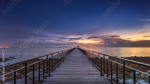 Fototapeta Naklejka Na Ścianę i Meble -  Wonderful sunset photos at batam bintan indonesia