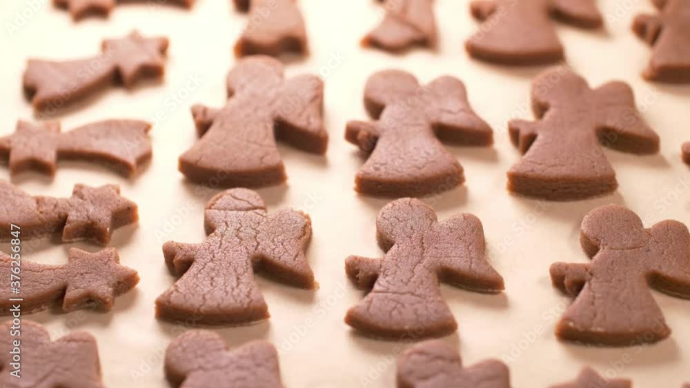 Preparing of gingerbread cookies for Christmas. Preparing of gingerbread cookies for Christmas.