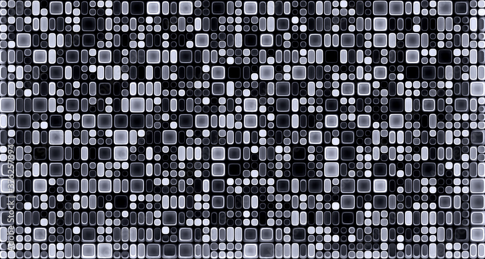 Fototapeta premium 3d abstract geometric background. 3D rendering illustration.