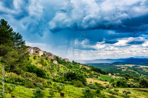 Gewitter über der Toskana (San Giusto, Chiusdino)