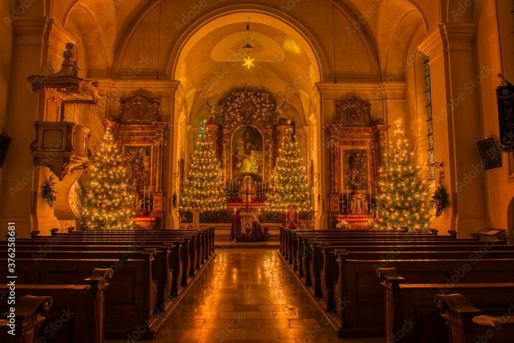 Obraz premium Weihnachtskirche