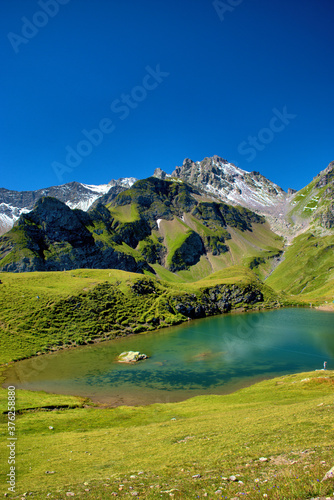Alpsee auf dem Pizol in der Schweiz 7.8.2020 © Robert