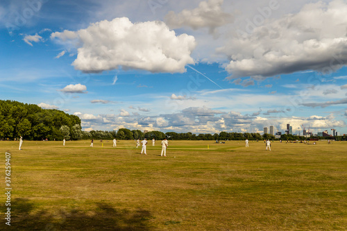 Cricket on Hackney Marshes
