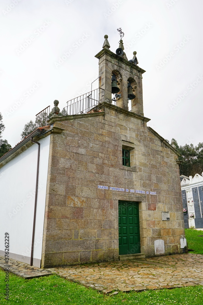 Church of 'San Esteban de Paleo', in the municipality of Carral