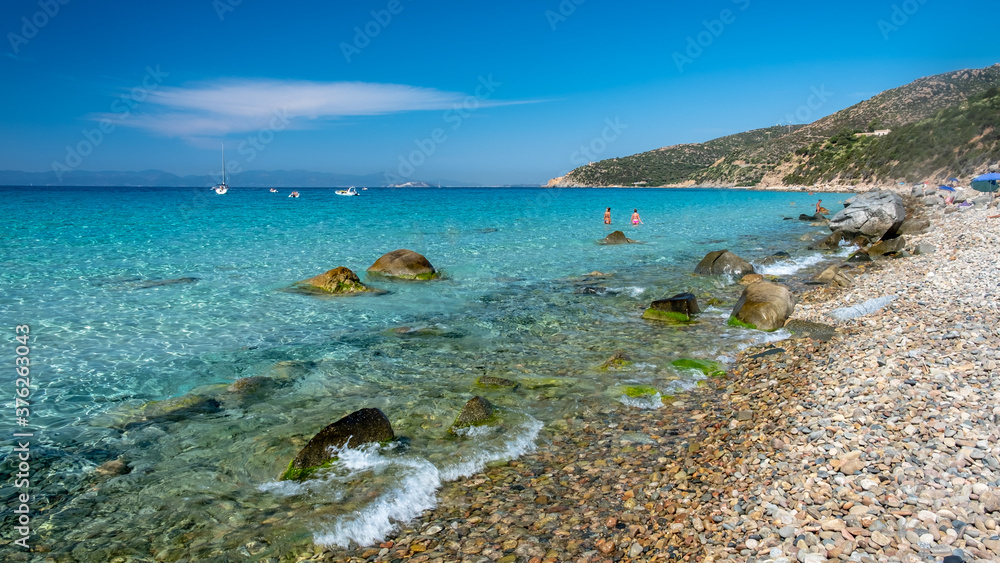 Mari Pintau, Sardinia, in a summer day