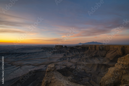 Skyline View at sunrise in Capitol Reef National Park