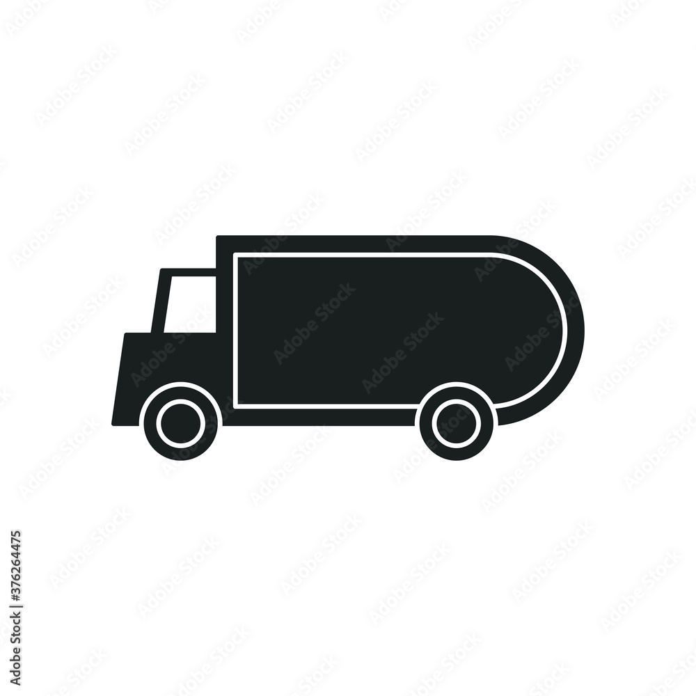 Truck icon. Lorry symbol modern, simple, vector, icon for website design, mobile app, ui. Vector Illustration