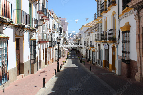 Picturesque street of Olvera, town of Cadiz (Spain) © jimenezar
