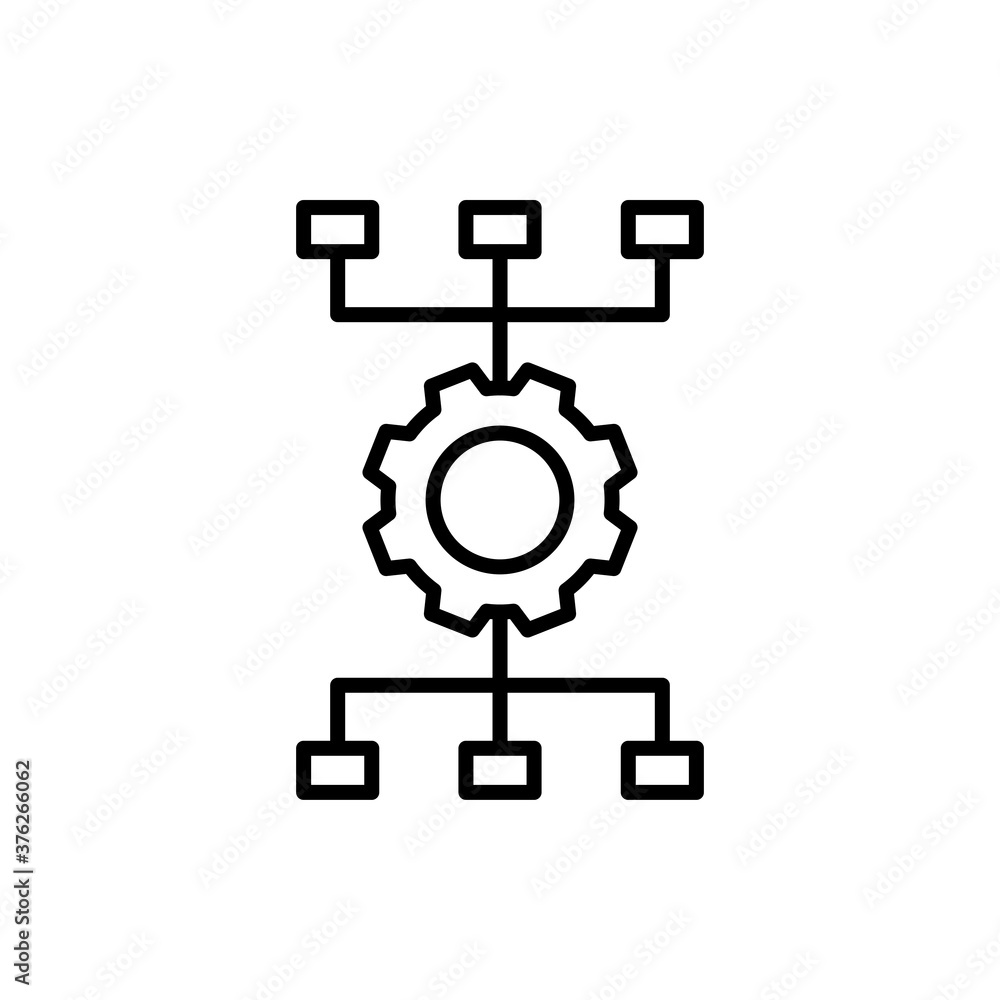 Project management icon isolated on background. Workflow symbol modern, simple, vector, icon for website design, mobile app, ui. Vector Illustration Project management icon isolated on background. Workflow symbol modern, simple, vector, icon for website design, mobile app, ui. Vector Illustration