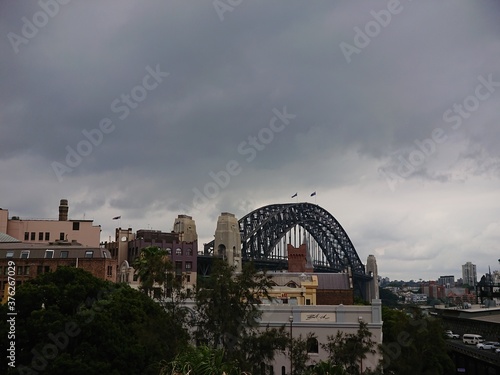 A wide view of Sydney with surrounding historical buildings © Alan Lim