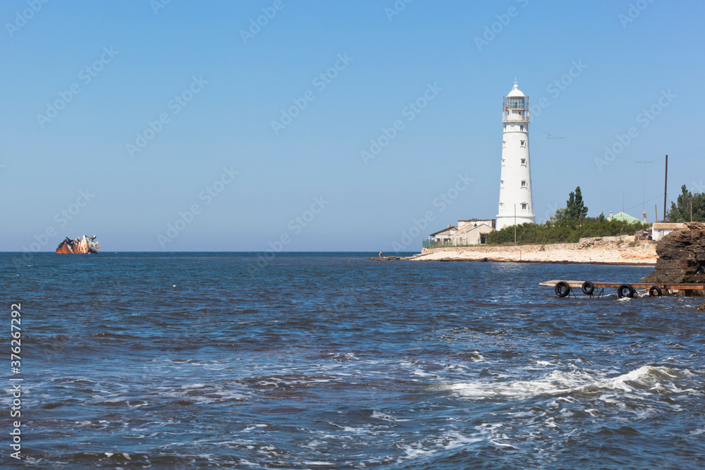 Landscape of Cape Tarkhankut, western tip of Crimea Landscape of Cape Tarkhankut, western tip of Crimea