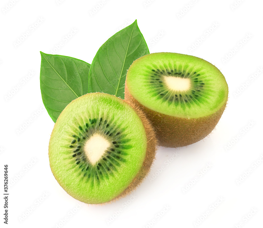 Fototapeta premium kiwi an isolated on white background