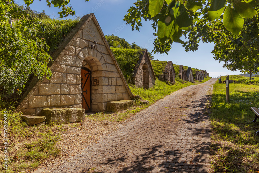 Gombos-hegyi pincesor in Hercegkut, UNESCO site, Great Plain, North Hungary