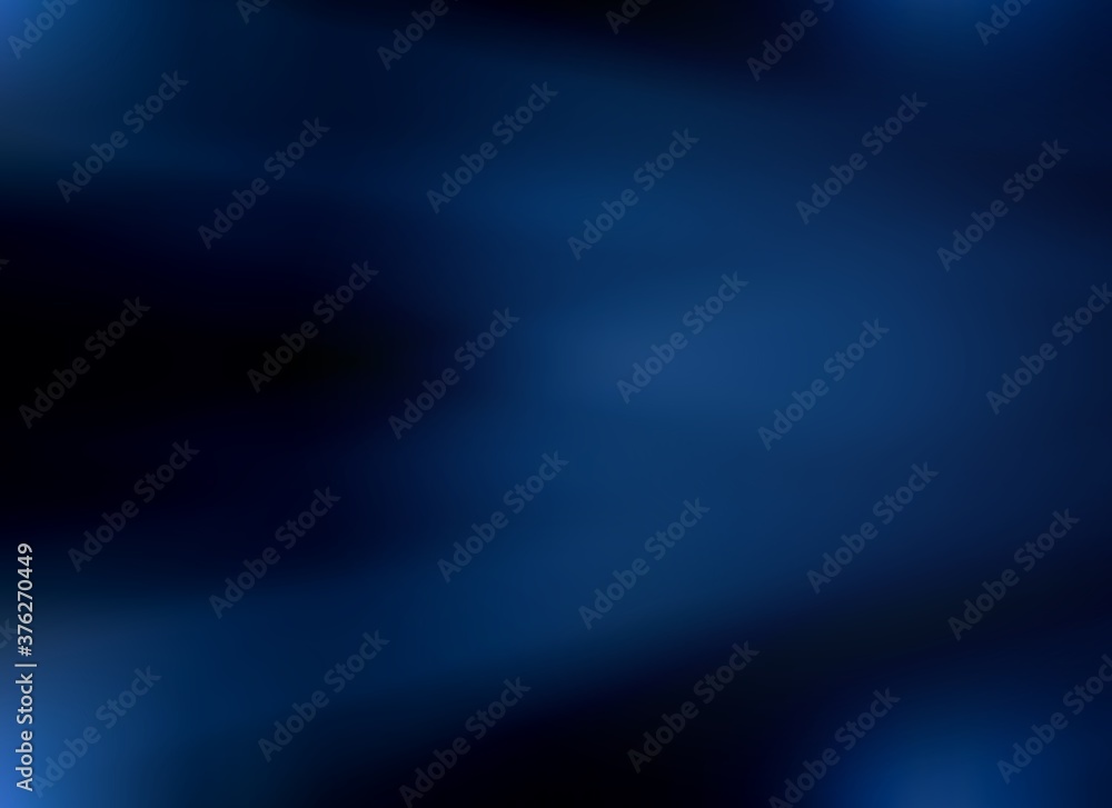 Dark blue light gradient abstract background blurred.
