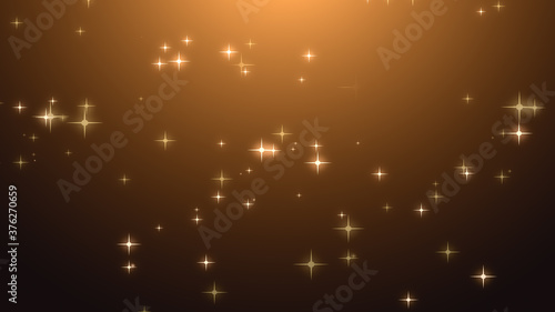 Fototapeta Naklejka Na Ścianę i Meble -  Christmas gold starry background.