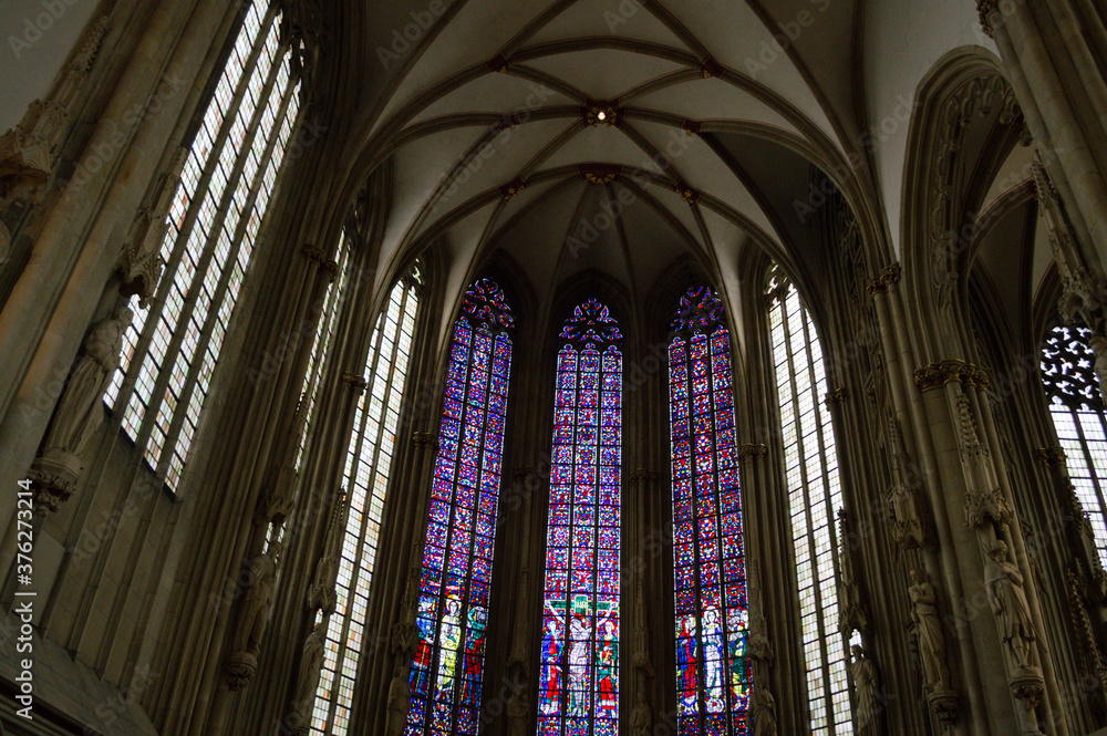 Fototapeta premium Inside Saint Lamberti Church in Münster, Germany
