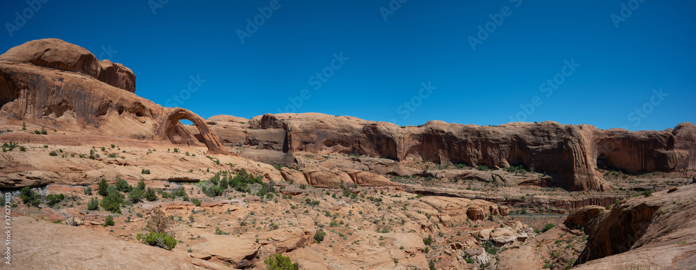 Fototapeta premium Panorama of Corona Arch and the surrounding area