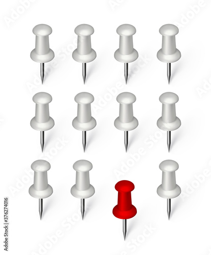 Different in Crowd, Being Different, Different Thinking Concept