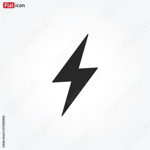 Flash icon vector . lightning sign Free Download Flash icon vector . lightning sign - GFXLoad