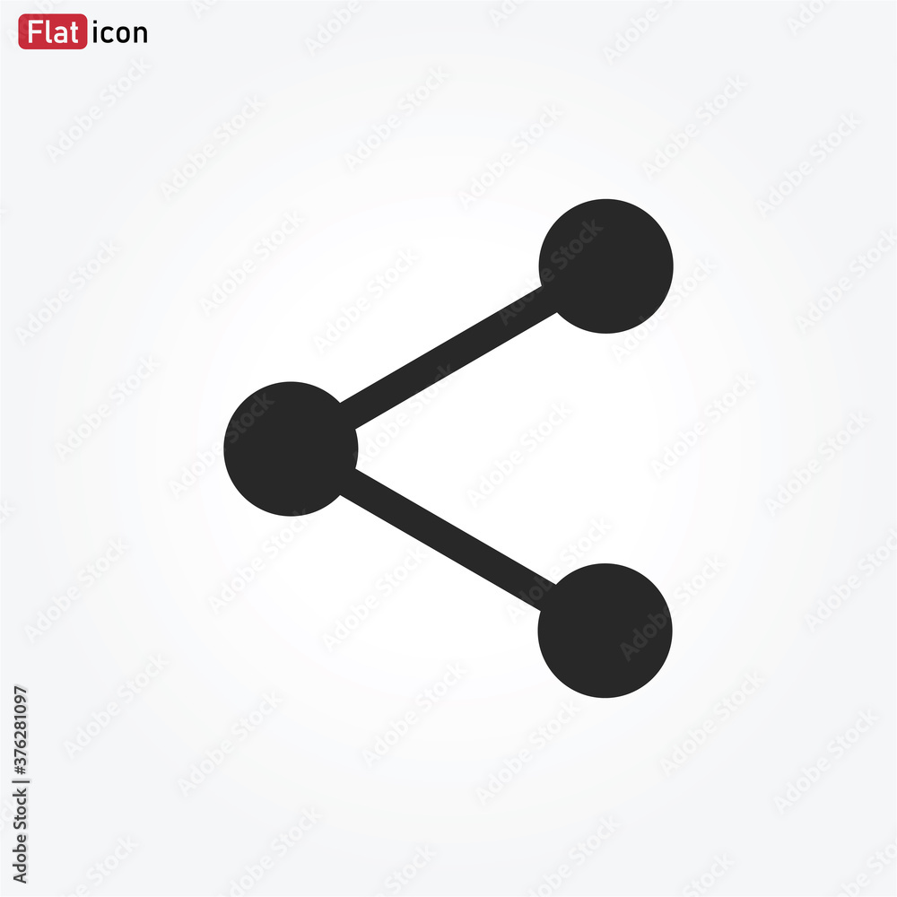 Share icon vector . Media sign Share icon vector . Media sign