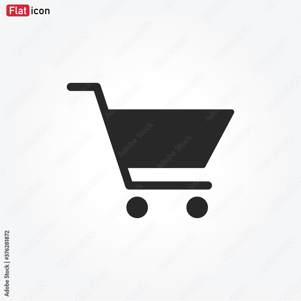 Shopping Cart icon vector Basket sign Shopping Cart icon vector Basket sign