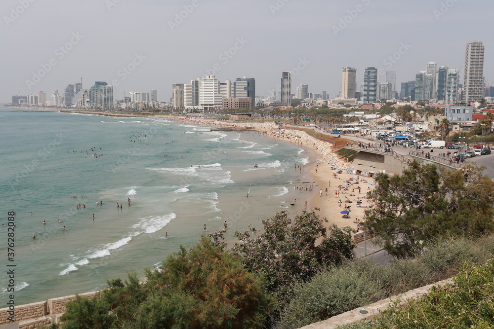 view of the city. tel aviv