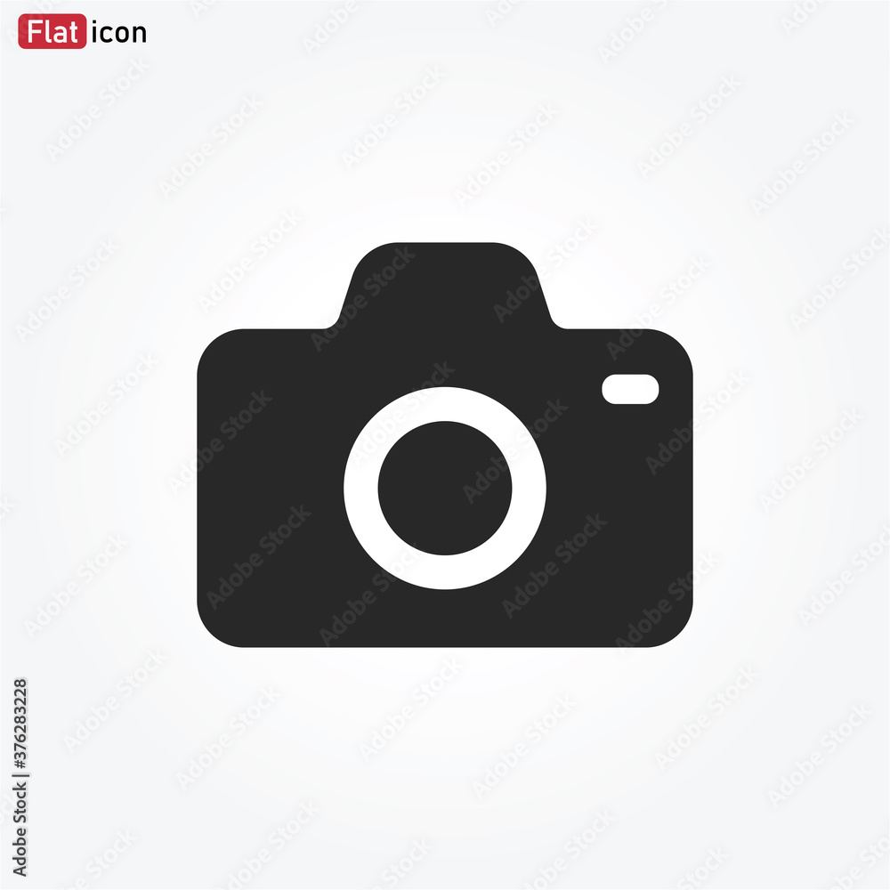 Photo camera icon  vector . Camera sign . Photo