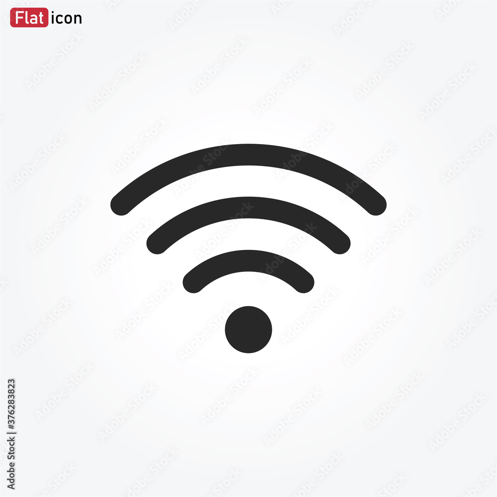 Wifi icon vector . Wireless sign Wifi icon vector . Wireless sign