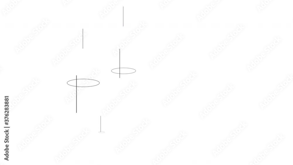 Rain water drops and water wave rings on white background. Line art animation. Minimalism. Rain water drops and water wave rings on white background. Line art animation. Minimalism.