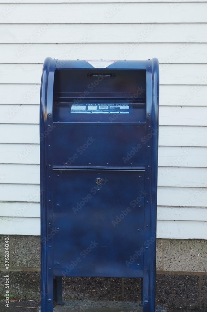 Mailbox in the city by the post office..