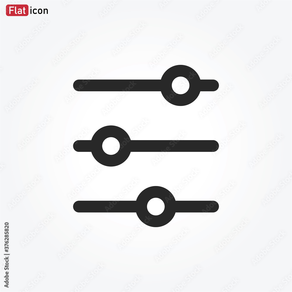 Adjustment icon vector . adjusting sign Adjustment icon vector . adjusting sign