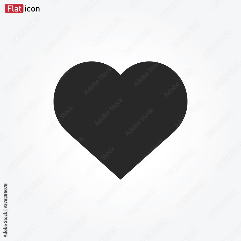 Heart icon vector . Like sign Heart icon vector . Like sign