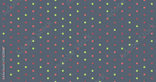 Abstract Color Halftone Dots generative art background illustration