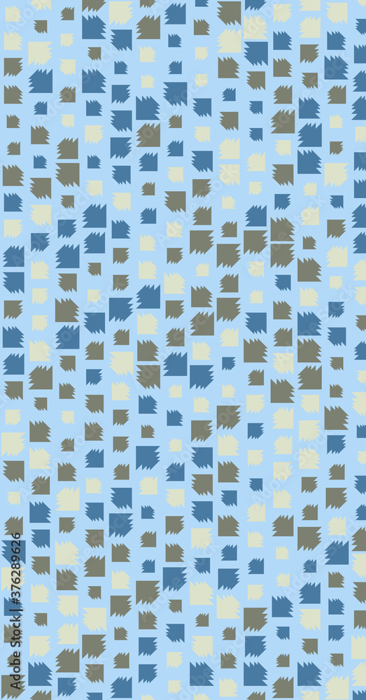 Fototapeta premium Abstract Color Halftone Dots generative art background illustration