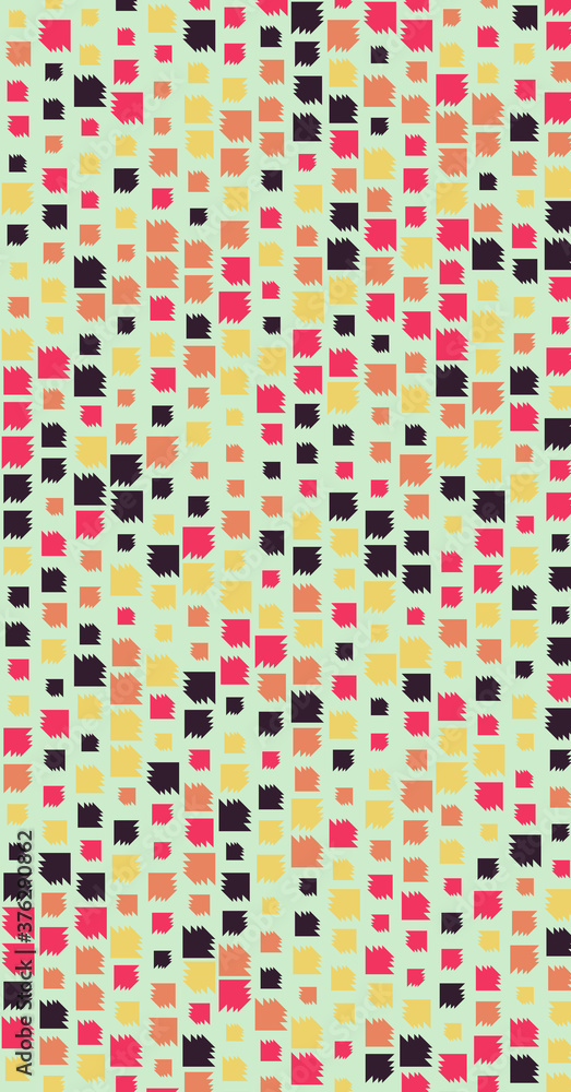 Fototapeta premium Abstract Color Halftone Dots generative art background illustration