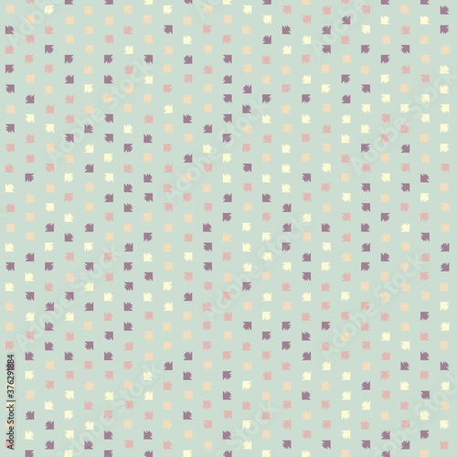 Abstract Color Halftone Dots generative art background illustration