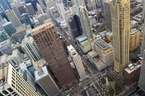 Chicago city skyscrapers