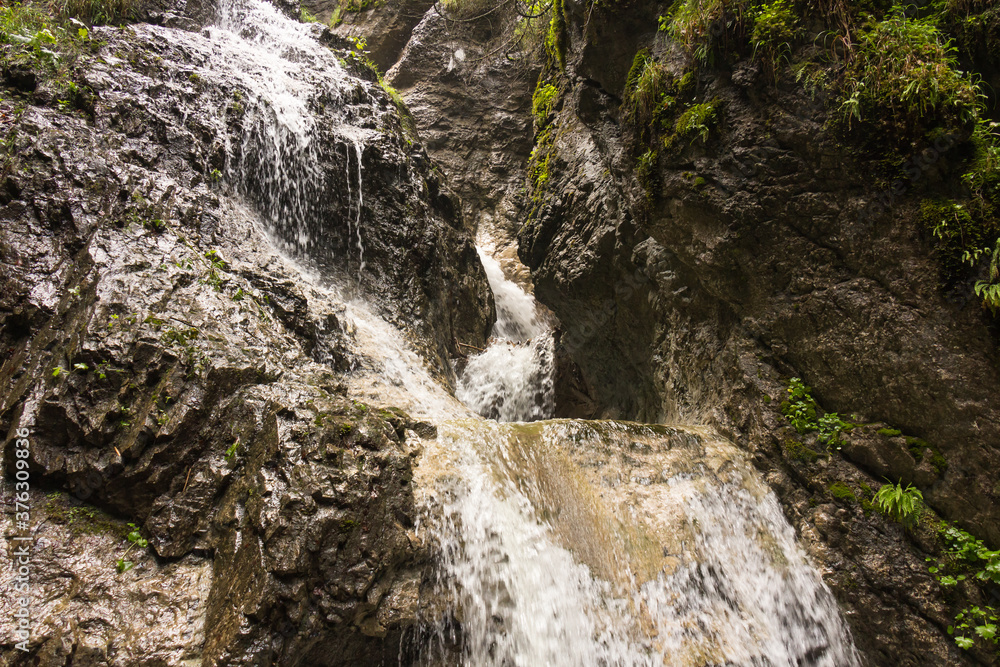 on the trail in the Slovak paradise