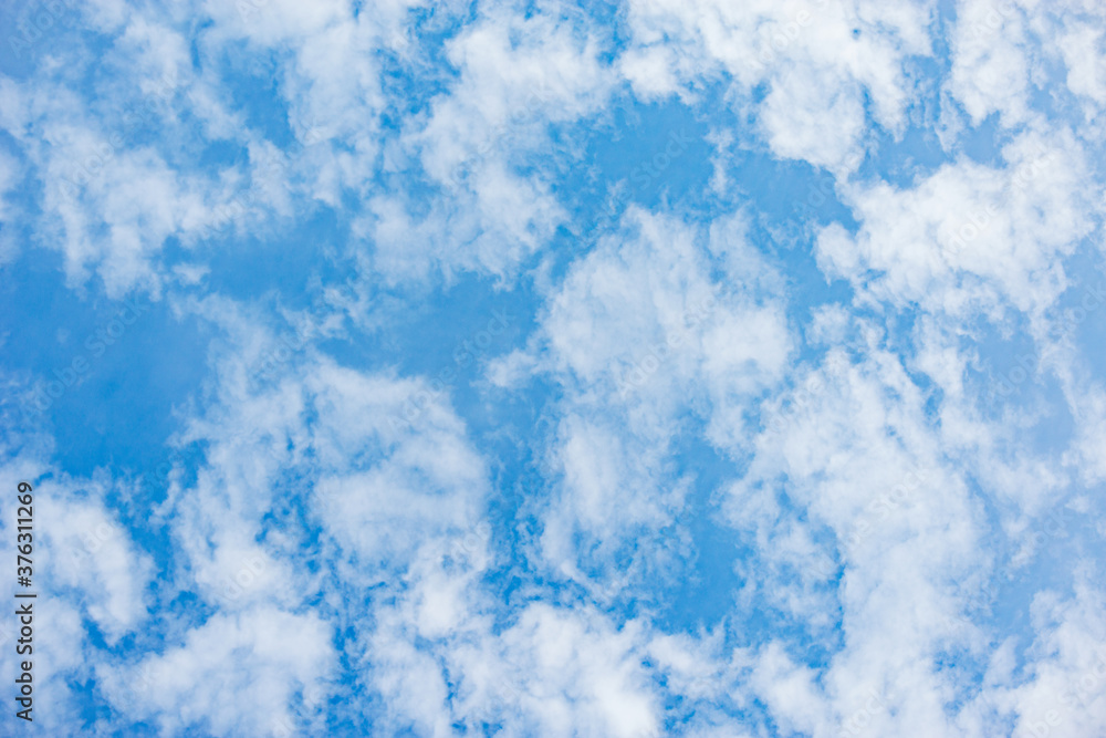 White clouds on the sky at day time.