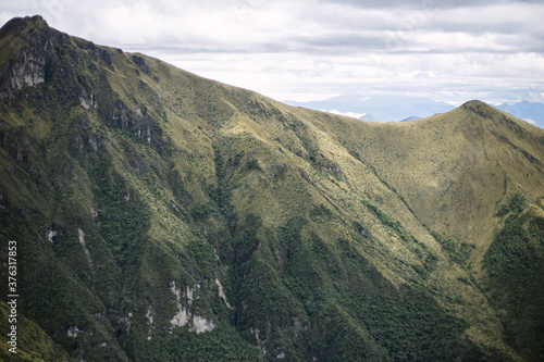 The Andes ridge in Ecuador