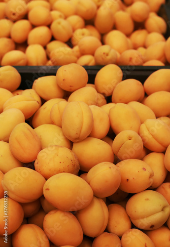 apricots for sale in a store,
