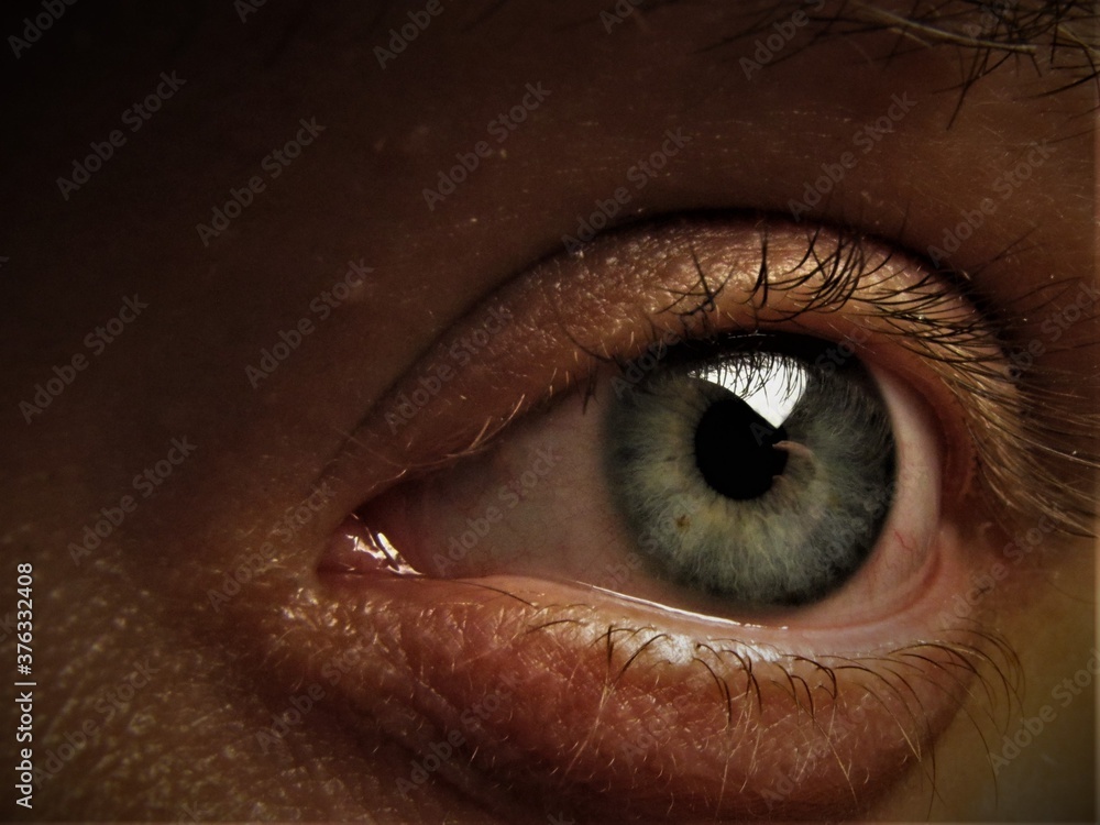 Naklejka premium Blaues Auge 