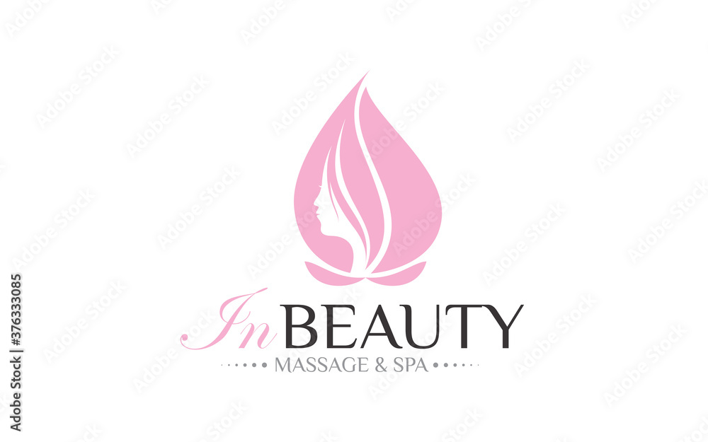 Illustration vector graphic of beauty logo design