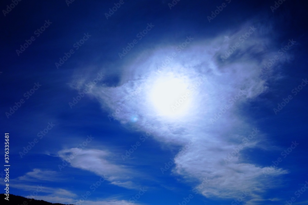 青空と太陽 青空と太陽