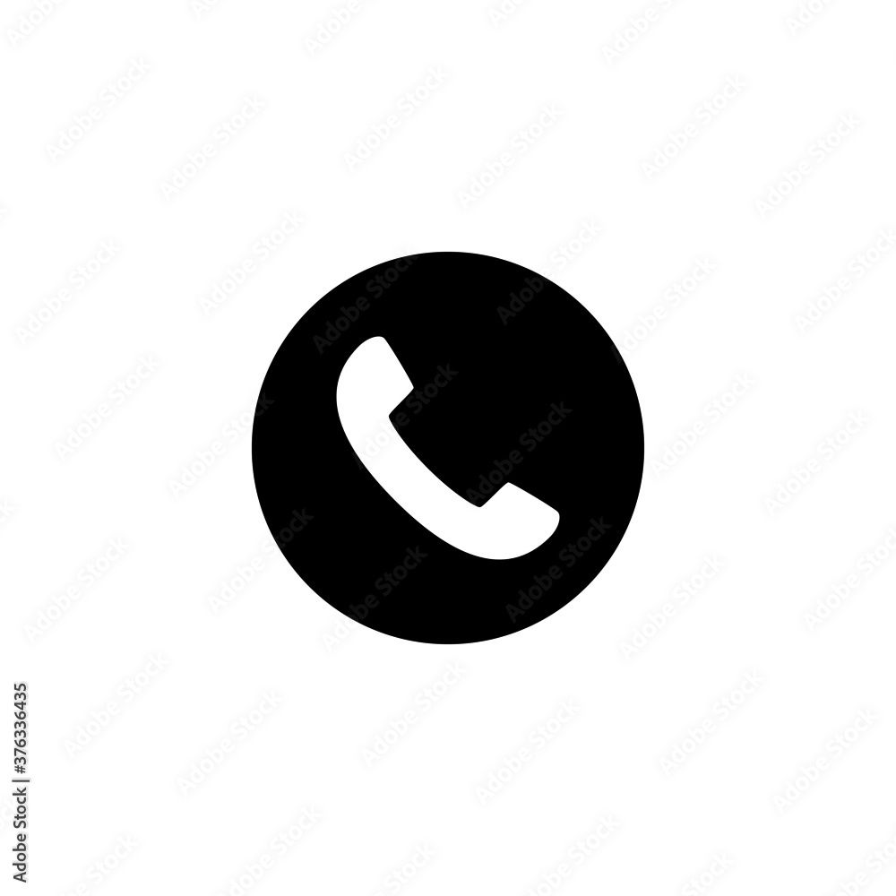 Contact Us Icon in black flat glyph, filled style isolated on white background Contact Us Icon in black flat glyph, filled style isolated on white background