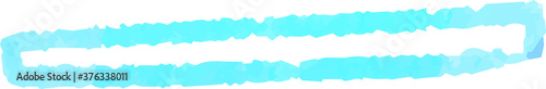 Horizontal pencil line using cold color watercolor texture