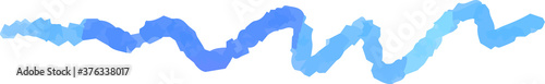 Horizontal pencil line using cold color watercolor texture