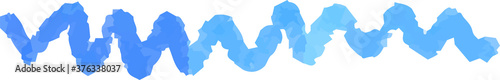 Horizontal pencil line using cold color watercolor texture