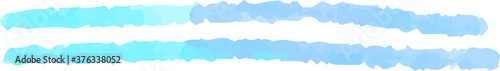 Horizontal pencil line using cold color watercolor texture